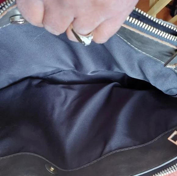 Taupe Large Formed Shell Bag - Picture 7 of 16